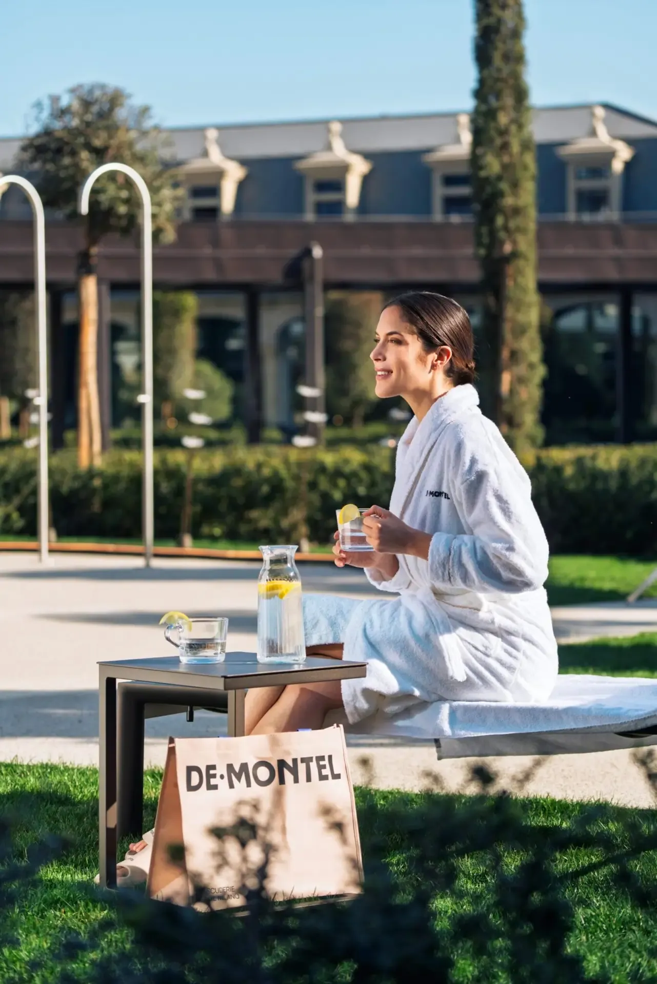 Donna alle Terme de Montel Milano